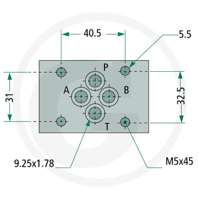 Supapa directionala 4/2 cai, NG06, HB-24