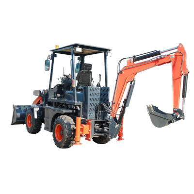 Buldoexcavator 3.5T, motor diesel 36.8KW, 4500x1550x2600mm