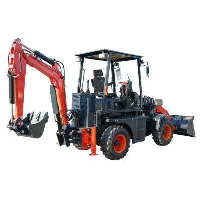 Buldoexcavator 3.5T, motor diesel 36.8KW, 4500x1550x2600mm