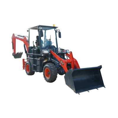 Buldoexcavator 3.5T, motor diesel 36.8KW, 4500x1550x2600mm