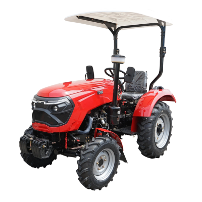 Tractor 25CP 4x4, rosu cu semicabina seria 244