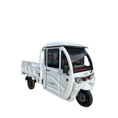 Tricicleta electrica KUBA E-KAMYONET cu cabina, autonomie 80 km viteza