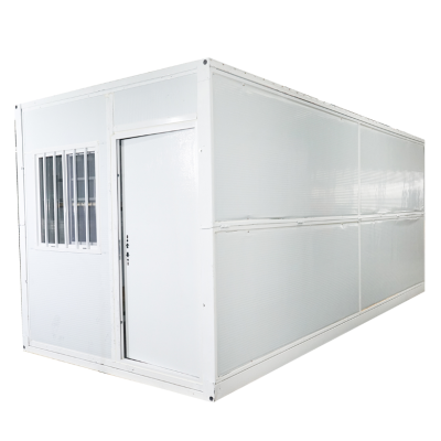 Container tip casa pliabil 5800x2460x2510mm cu usa 2 geamuri, cabina d