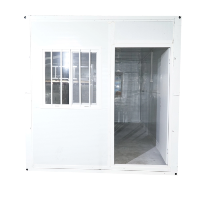 Container tip casa pliabil 5800x2460x2510mm cu usa 2 geamuri, cabina d