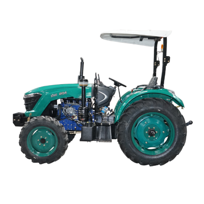 Tractor 80CP 4x4, verde cu semicabina seria 804