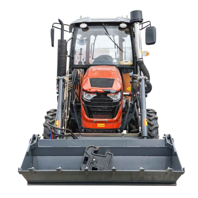 Tractor 90CP, 4x4 cu incarcator frontal, cabina inchisa, roti 14.9-30/