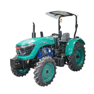 Tractor 80CP 4x4, verde cu semicabina seria 804