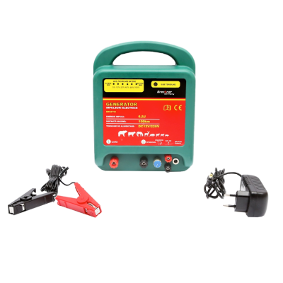 Aparat generator de impulsuri DC12/220V 6.5 Joule, 100Km pentru gard e