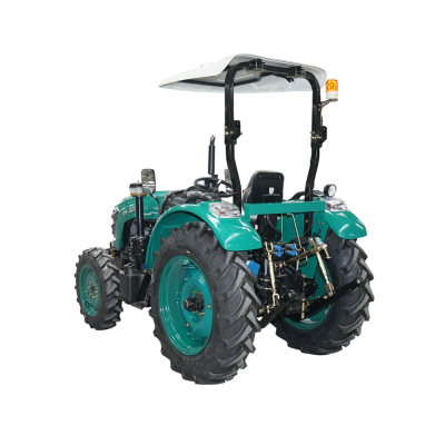 Tractor 80CP 4x4, verde cu semicabina seria 804