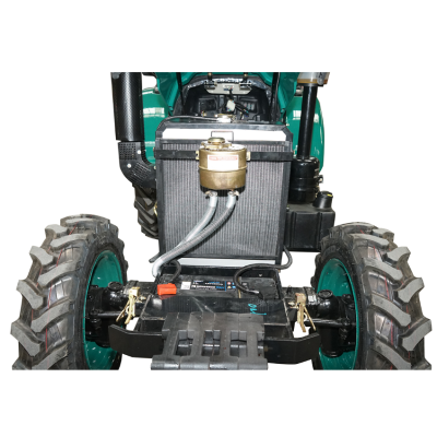 Tractor 80CP 4x4, verde cu semicabina seria 804