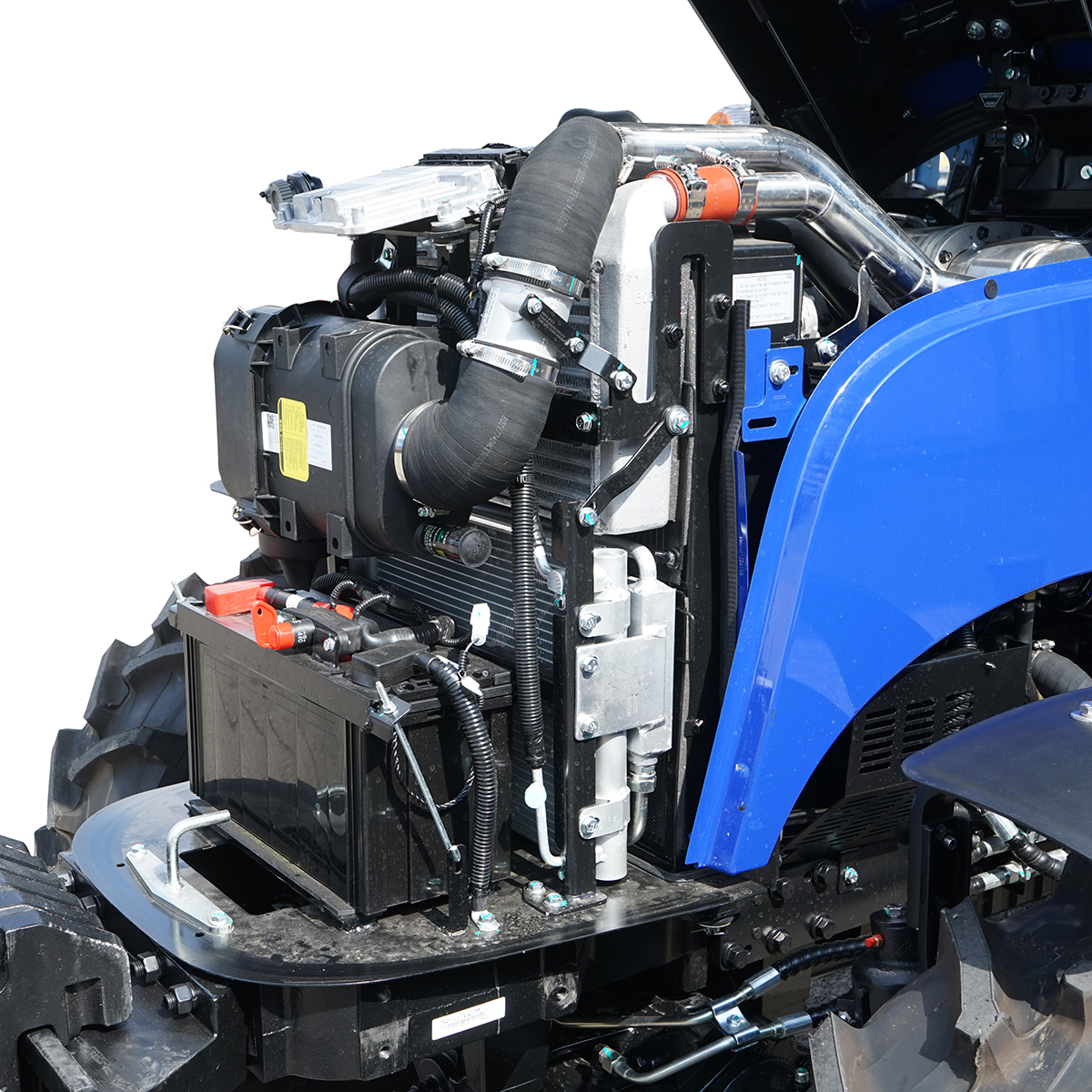 Tractor 50HP 4x4 cu cabina inmatriculabil, aer conditionat, motor Hyundai turbo diesel DM02 LOVOL M504 PRO