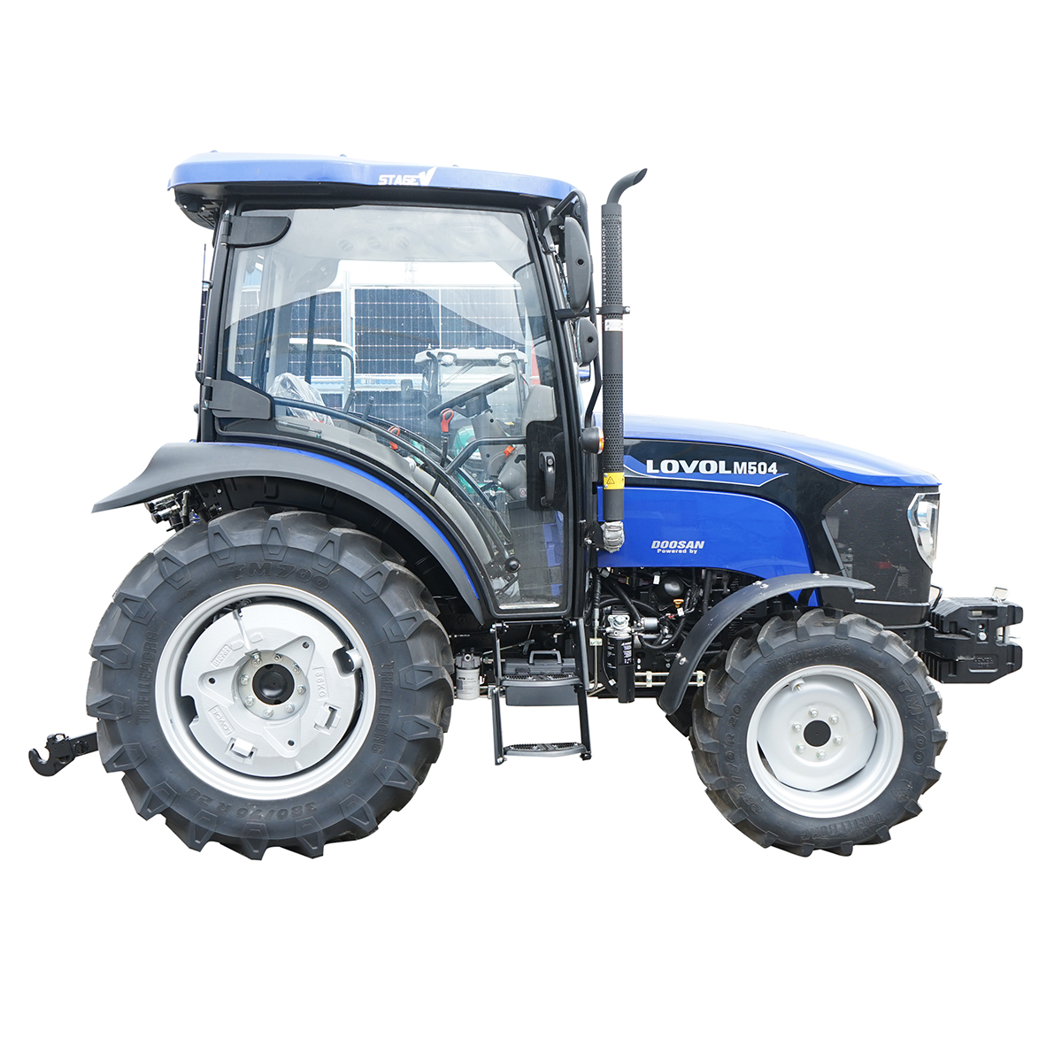 Tractor 50HP 4x4 cu cabina inmatriculabil, aer conditionat, motor Hyundai turbo diesel DM01 LOVOL M504