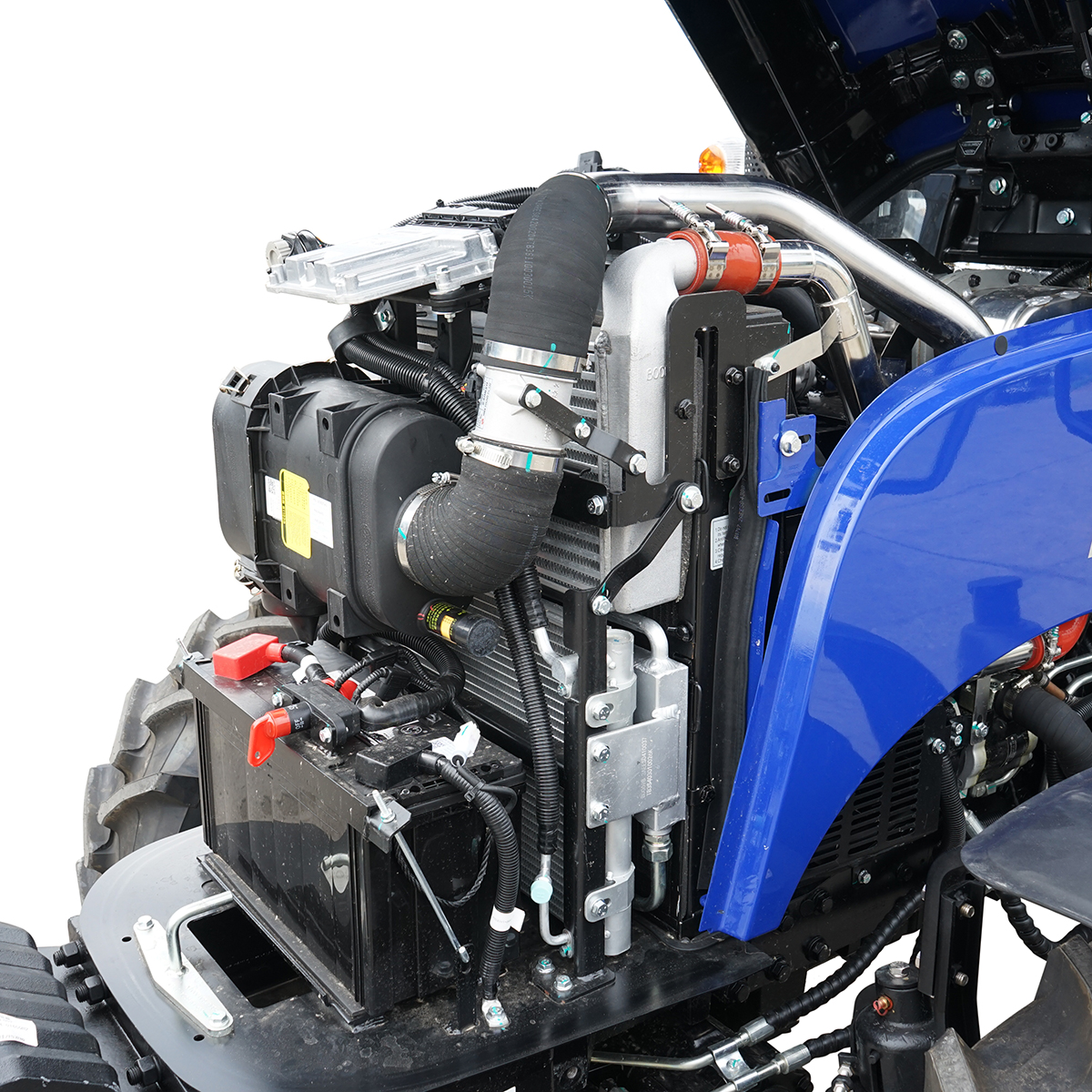 Tractor 50HP 4x4 cu cabina inmatriculabil, aer conditionat, motor Hyundai turbo diesel DM01 LOVOL M504