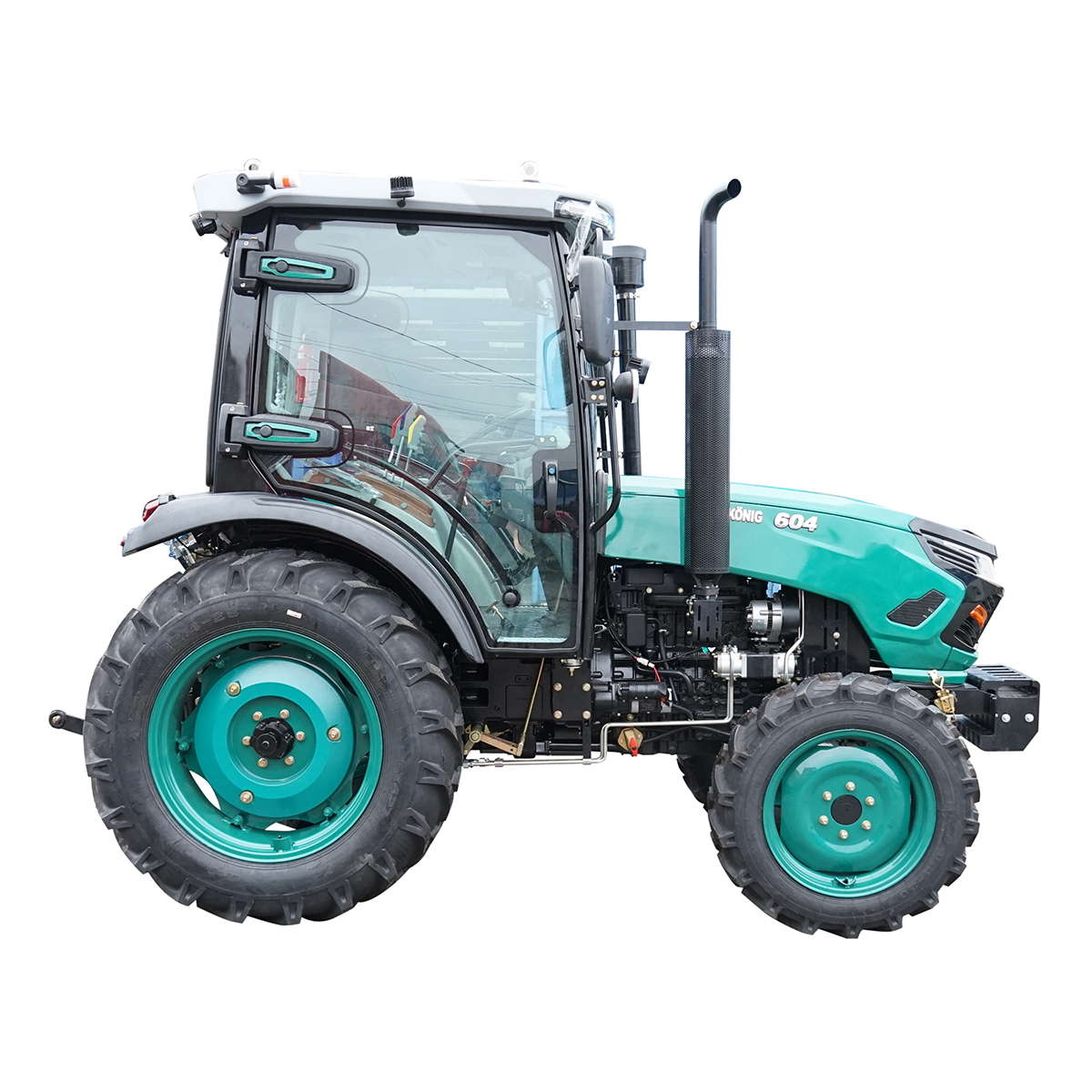Tractor 60CP 4x4 cu cabina, motor YTO diesel, camere video KONIG 604