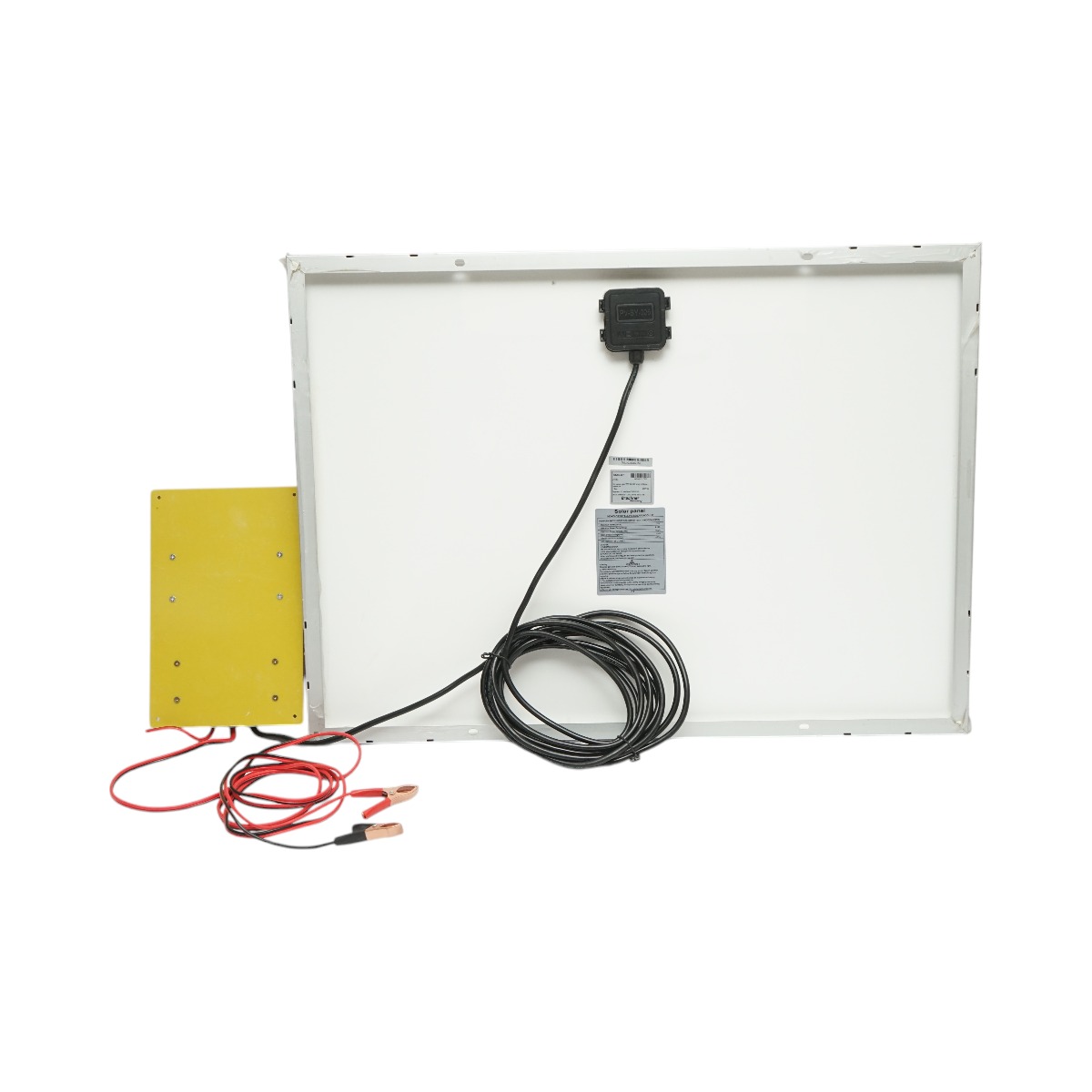 Set panou solar 790x690x75mm 75W 12-24V 4 becuri 9W