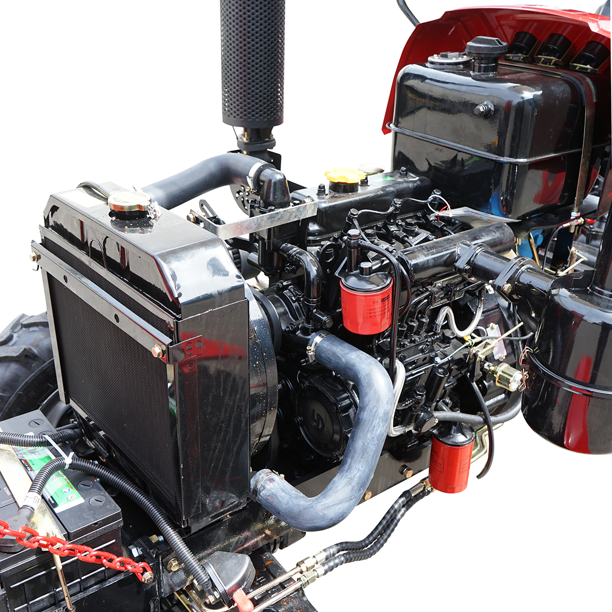 Tractor 25HP 4x4, rosu cu semicabina seria 244