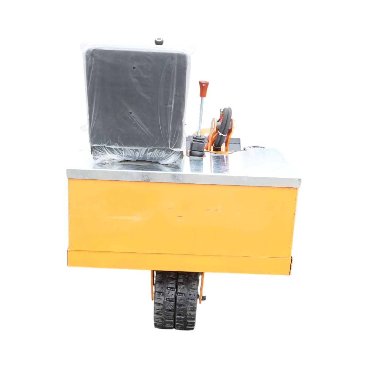 Mini incarcator frontal electric cu 3 roti, 2 motoare 1800W/1300W, baterie 48V/52Ah, capacitate ridicare 200kg, cupa 900x450x370mm