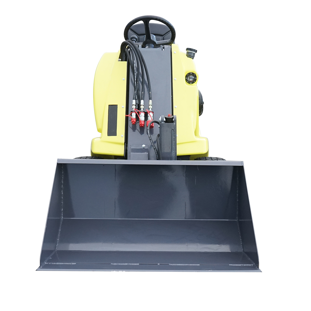 Mini incarcator frontal 500kg, motor benzina 23CP, capacitate ridicare 220kg, latime cupa 1110mm