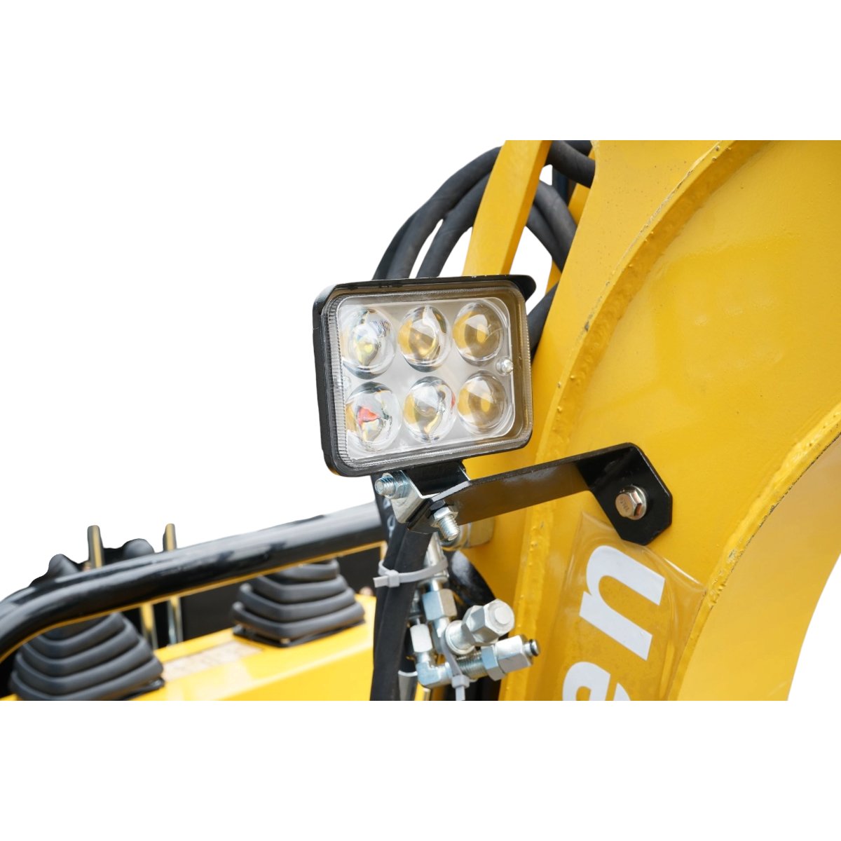 Mini excavator 1T pe senile cu semicabina, motor diesel 10CP, 499cc, adancime sapare 1600mm, 2 cupe incluse 390/960mm