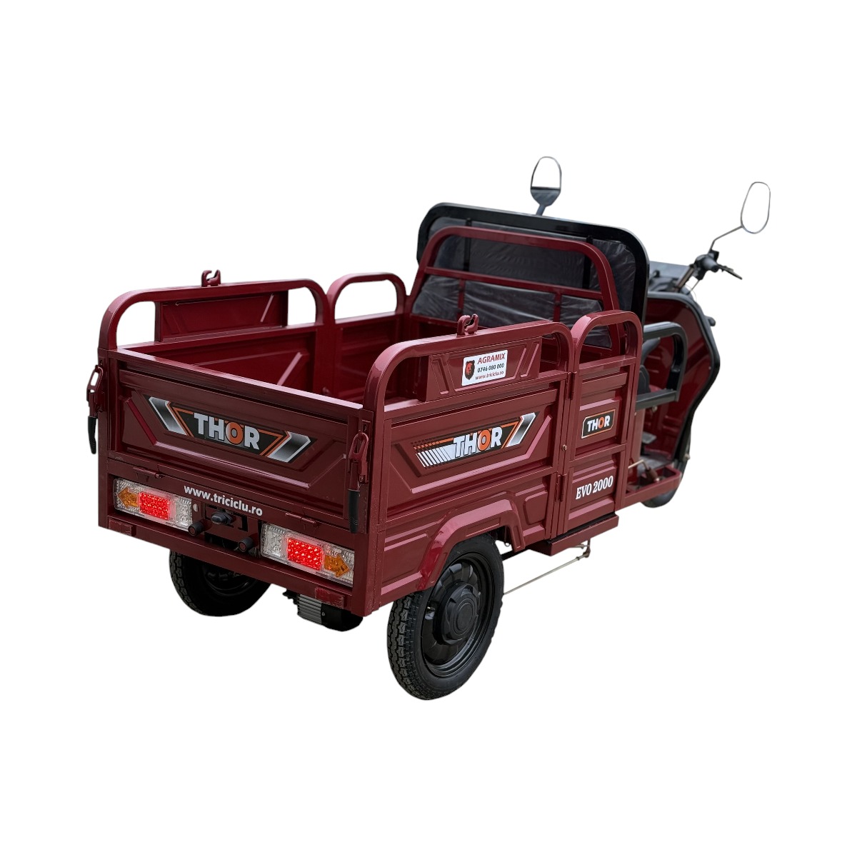 Triciclu electric THOR EVO 2000 ALBASTRU 2000W 72V 32AH