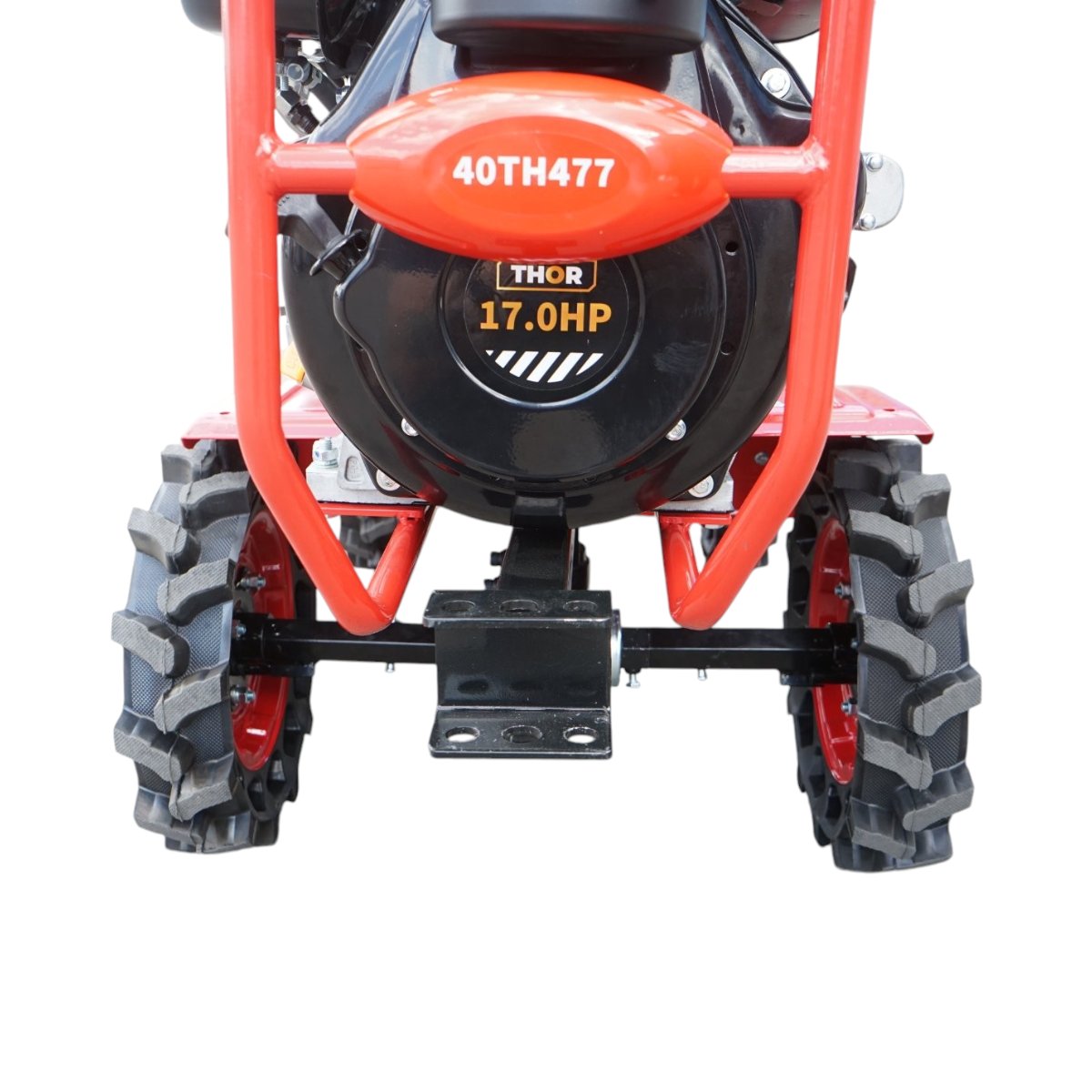 Mini tractor 4x4 diesel 17CP, 531cc, 3+1 viteze, 2 cutii de viteze, pornire electrica/manuala, latime lucru 1050mm cu freza, rarita, roti metalice, picior sprijin