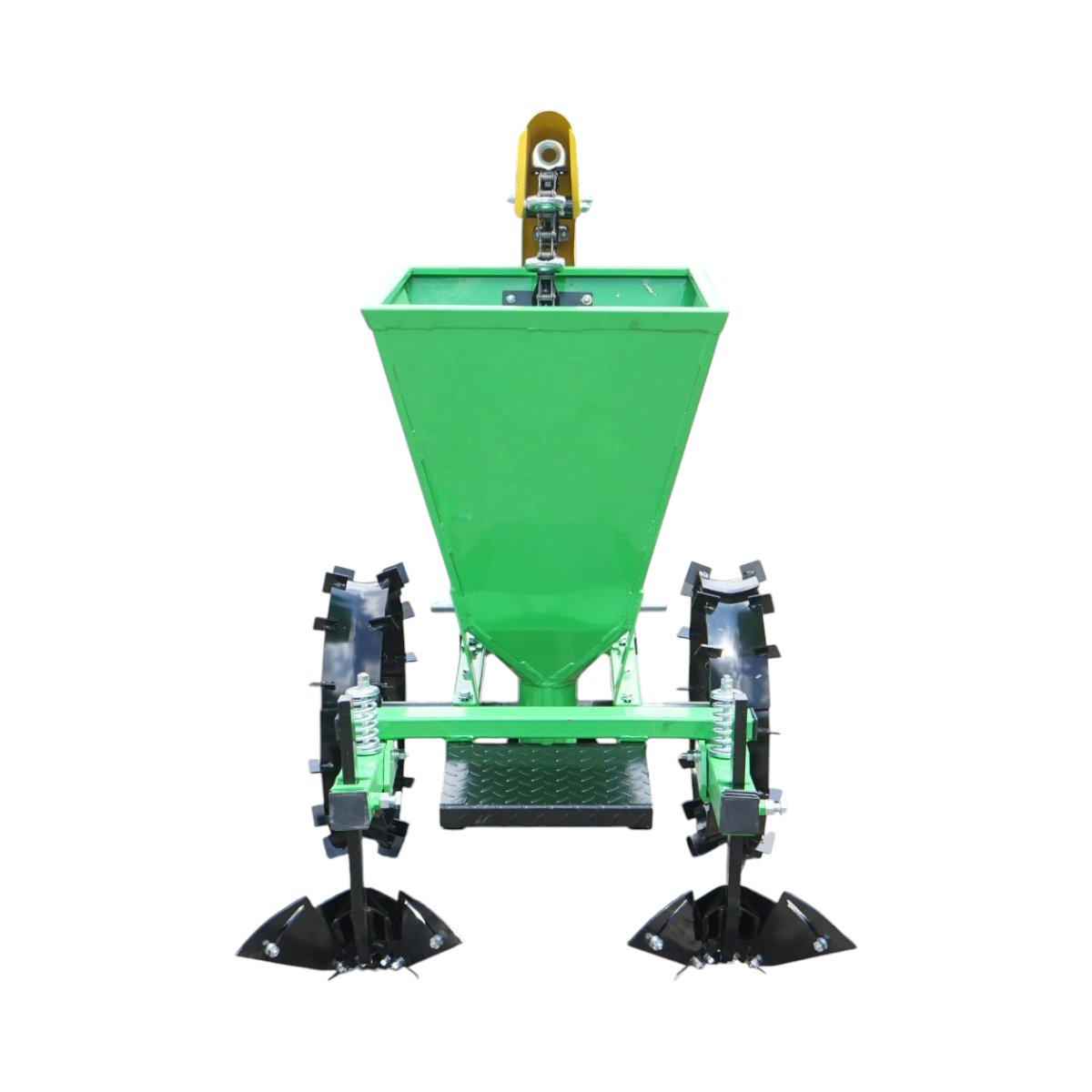 Masina de plantat cartofi pe 1 rand cu buncar 90kg model Polonia