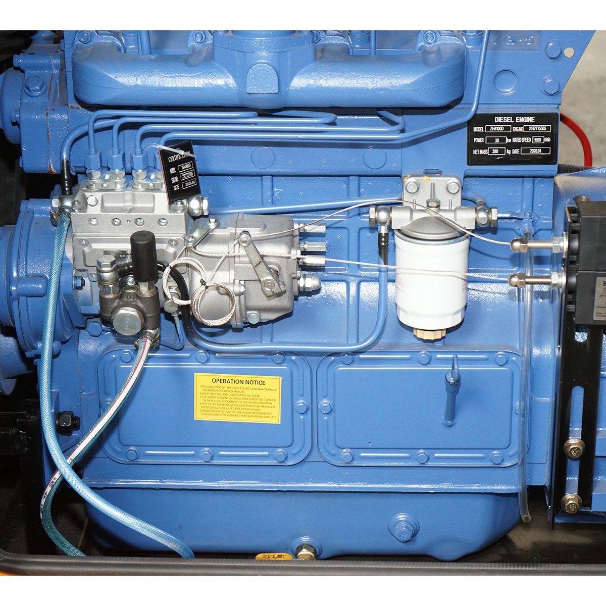 Generator electric trifazat insonorizat 27.5KVA, 230/400V, motor diesel Ricardo 30kW ZH4100D