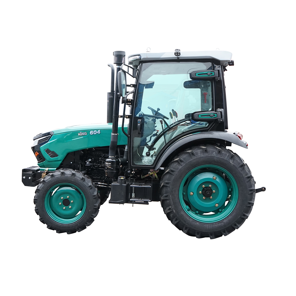 Tractor 60CP 4x4 cu cabina, motor YTO diesel, camere video KONIG 604