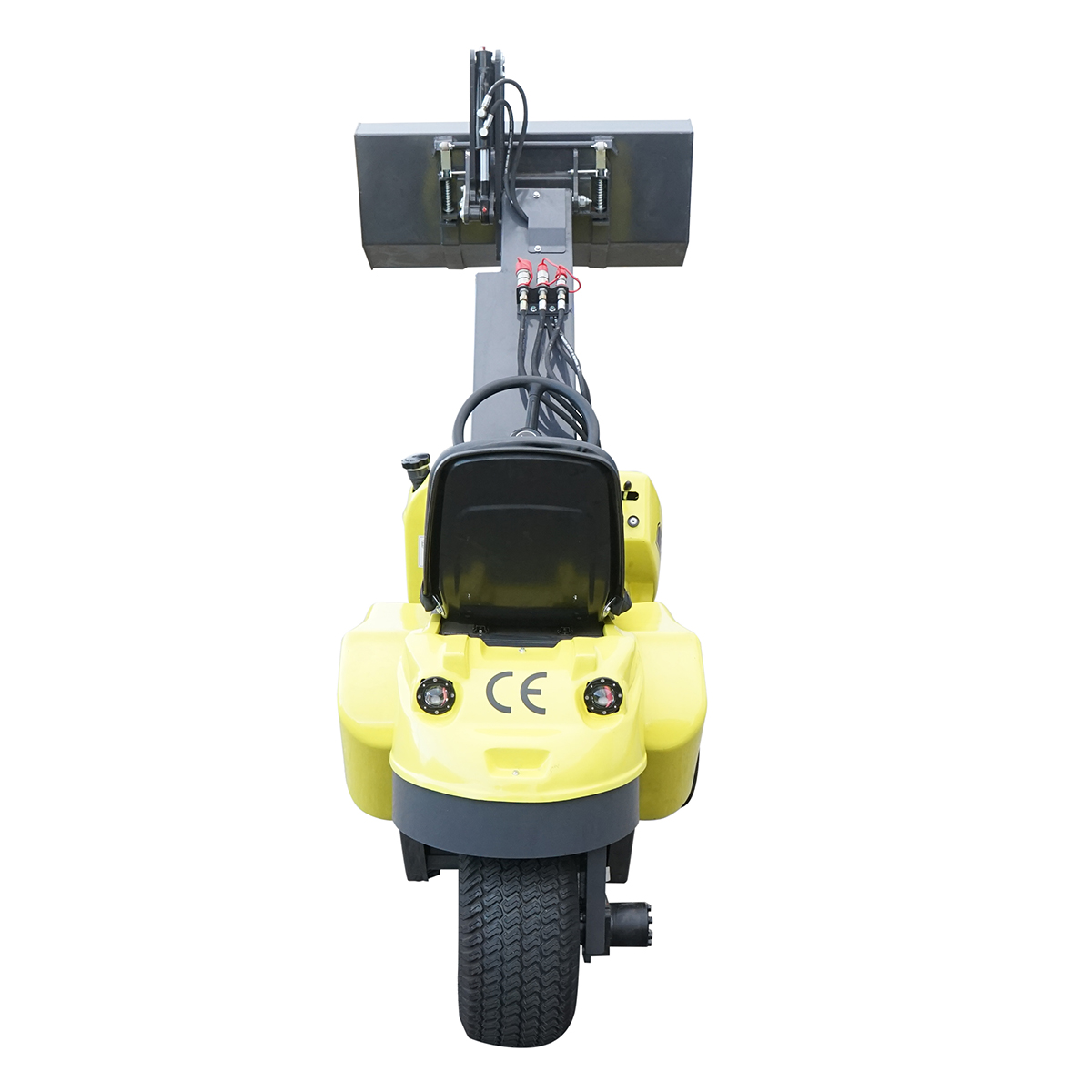 Mini incarcator frontal 500kg, motor benzina 23CP, capacitate ridicare 220kg, latime cupa 1110mm