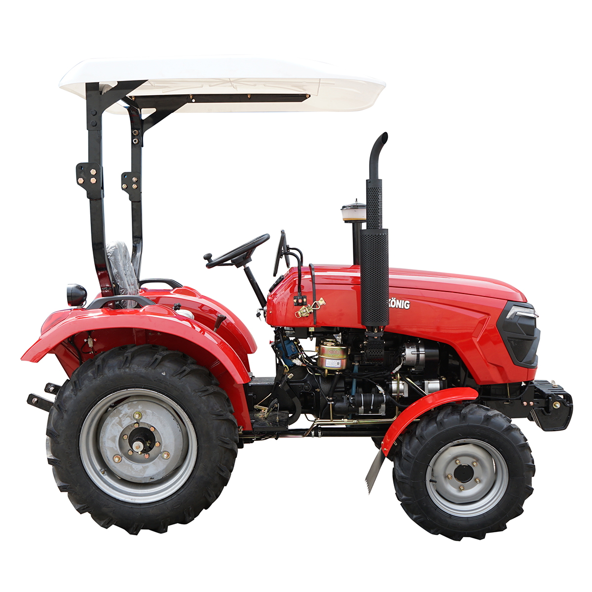 Tractor 25HP 4x4, rosu cu semicabina seria 244