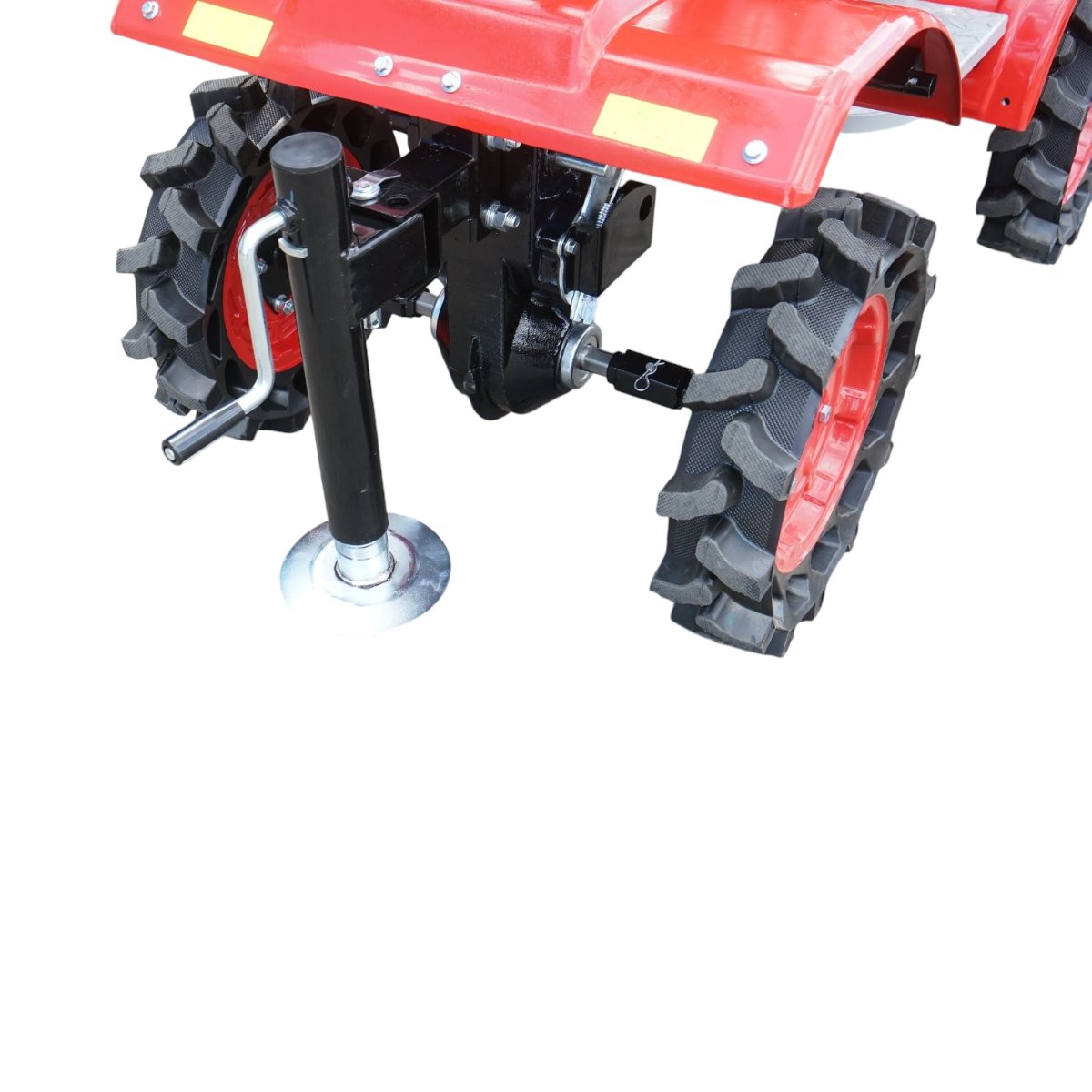 Mini tractor 4x4 diesel 17CP, 531cc, 3+1 viteze, 2 cutii de viteze, pornire electrica/manuala, latime lucru 1050mm cu freza, rarita, roti metalice, picior sprijin