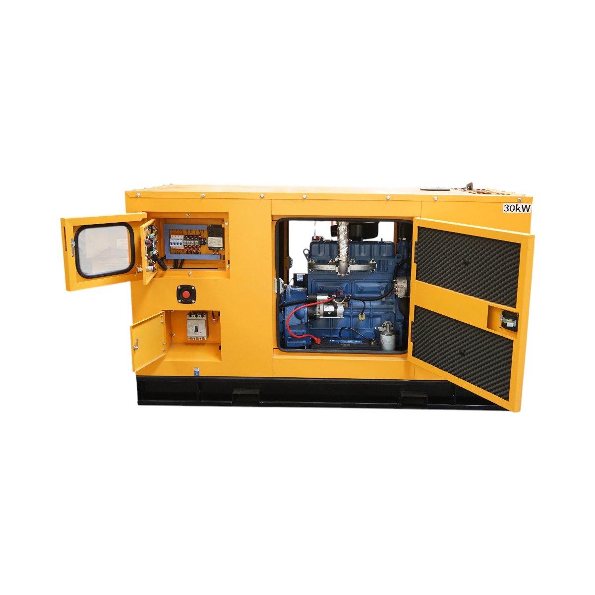 Generator electric trifazat insonorizat 27.5KVA, 230/400V, motor diesel Ricardo 30kW ZH4100D