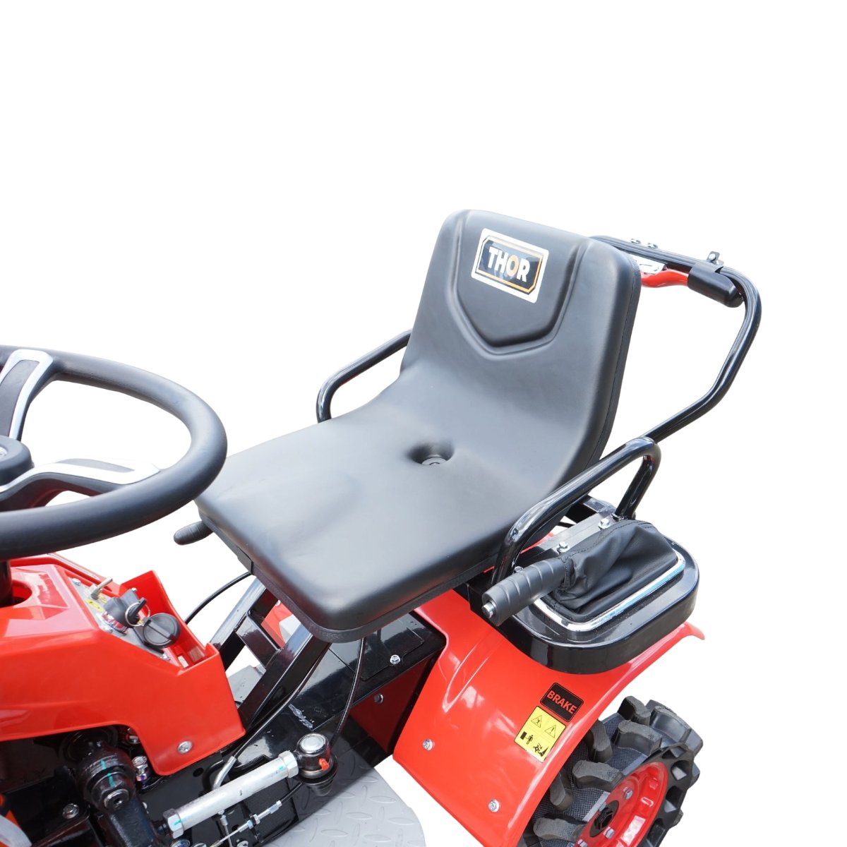 Mini tractor 4x4 diesel 17CP, 531cc, 3+1 viteze, 2 cutii de viteze, pornire electrica/manuala, latime lucru 1050mm cu freza, rarita, roti metalice, picior sprijin