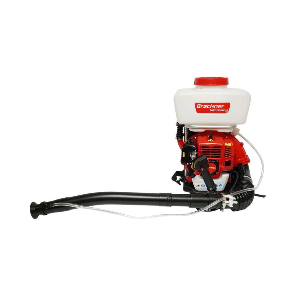 Atomizor pe benzina 14L, motor 2 timpi 2.3CP, 43cc, raza pulverizare 12m