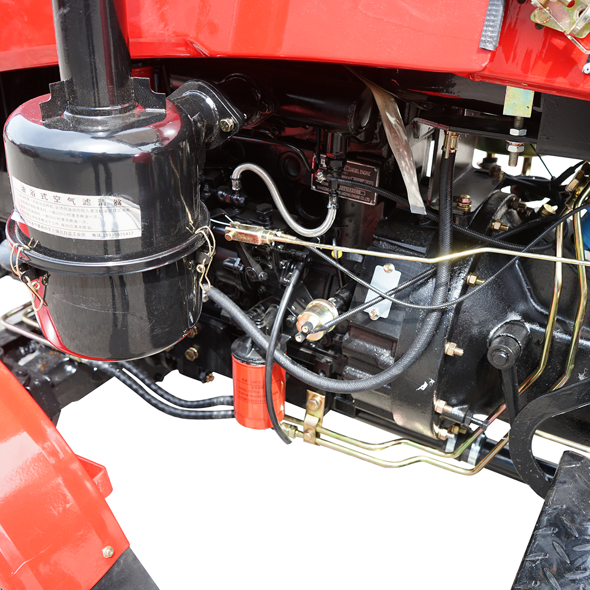 Tractor 25HP 4x4, rosu cu semicabina seria 244