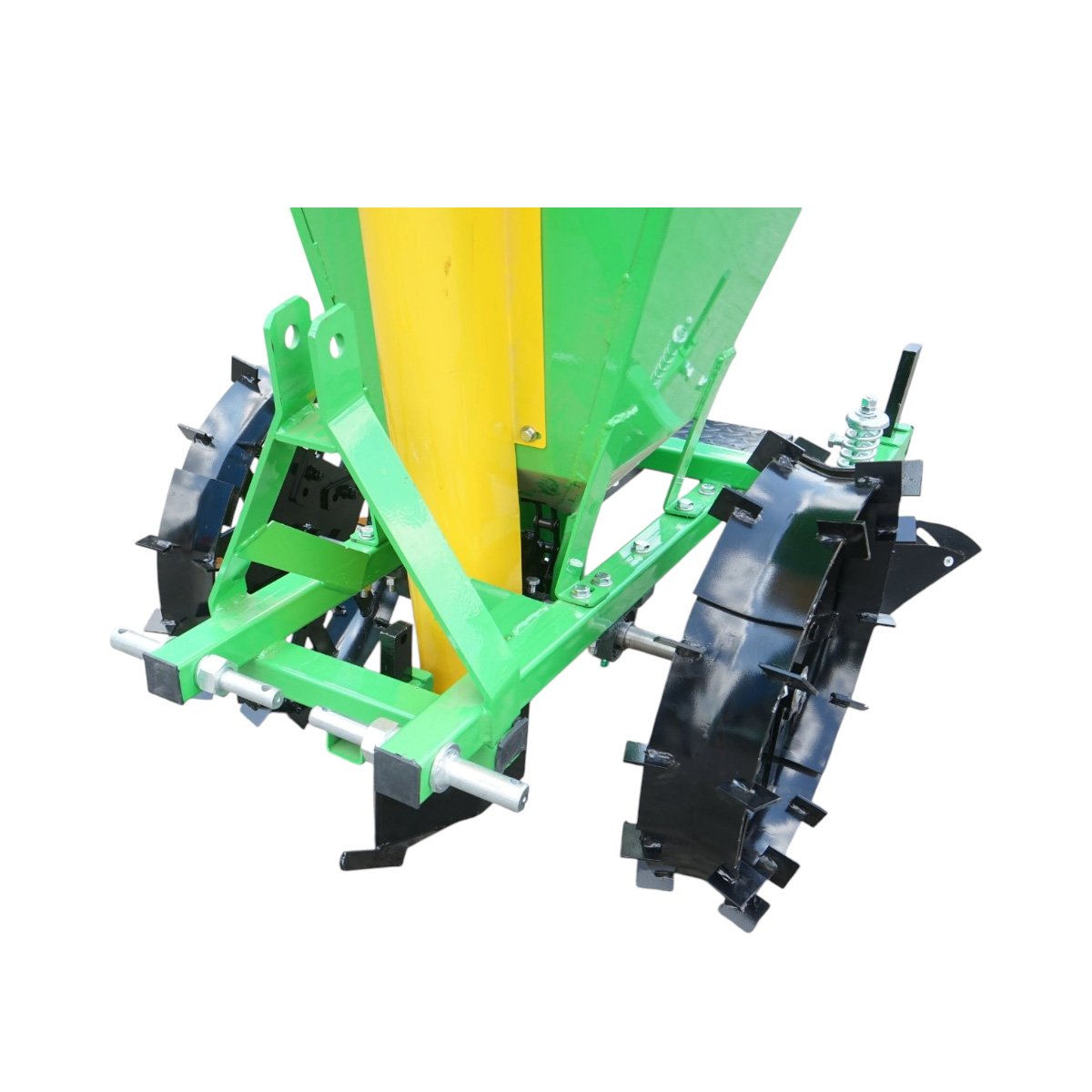 Masina de plantat cartofi pe 1 rand cu buncar 90kg model Polonia