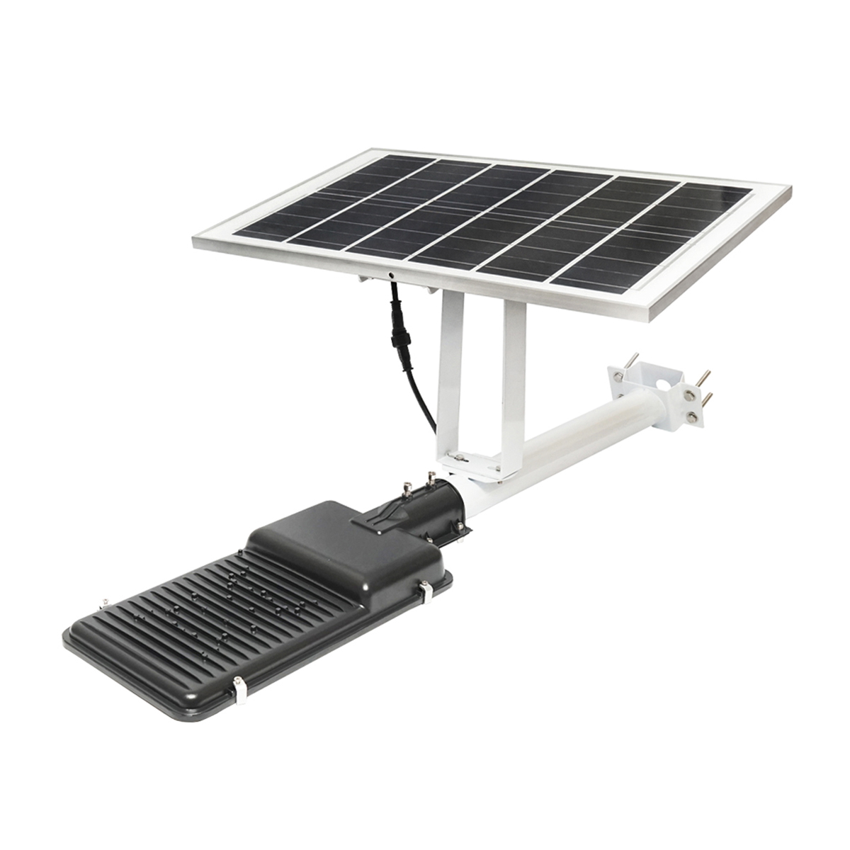Lampa solara LED 300W cu panou solar 25W, baterie LiFePO4 3.2V/40Ah, 6000-8000K, telecomanda IP65awd