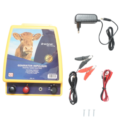 Aparat generator de impulsuri 12 Joule pentru gard electric 12V/220V