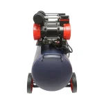 Compresor aer 50L fara ulei silentios, 2 motoare 4 cilindri - imagine 4