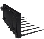 Furca pentru incarcat gunoi si baloti cu 7 tepuse de 800mm - imagine 2