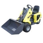 Mini incarcator frontal 0.5T, motor benzina 23CP (16.8KW), capacitate ridicare 220kg, latime cupa 1110mm