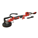 Slefuitor pereti si tavane tip girafa pliabil cu aspirator 710W, 220V, viteza 800-1800 r/min, 2 capete rotund/triunghiular, iluminare LED, 12 discuri incluse - imagine 4