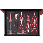 Dulap carucior metalic cu scule 7 sertare 245 piese Breckner Germany - imagine 7