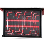 Dulap carucior metalic cu scule 7 sertare 245 piese Breckner Germany - imagine 6