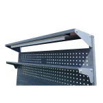 Masa, banc de lucru atelier cu priza 220V, panou perforat si iluminat LED 1500x750x800+1000mm - imagine 2