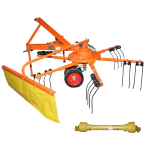 Grebla rotativa tip paianjen cu 6 brate, latime de lucru 1.80m, putere necesara 15-50CP 220Kg