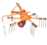 Grebla rotativa tip paianjen cu 6 brate, latime de lucru 1.80m, putere necesara 15-50CP 220Kg - imagine 2