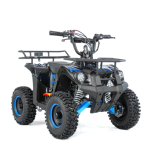 ATV XTR M9, roti 6inch, 50cc, 2 timpi, pornire electromotor, culoare negru/albastru