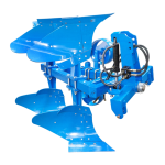 Plug agricol cu 2 trupite si cormane pline reversibil hidraulic