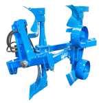 Plug agricol cu 2 trupite si cormane pline reversibil hidraulic - imagine 5